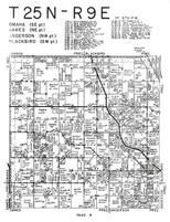 Township 25 N. Range 9 E., Omaha - Southeast, Dawes - Northeast, Anderson - Northwest, Blackbird - Soutwest, Macy, Thurston County 1997